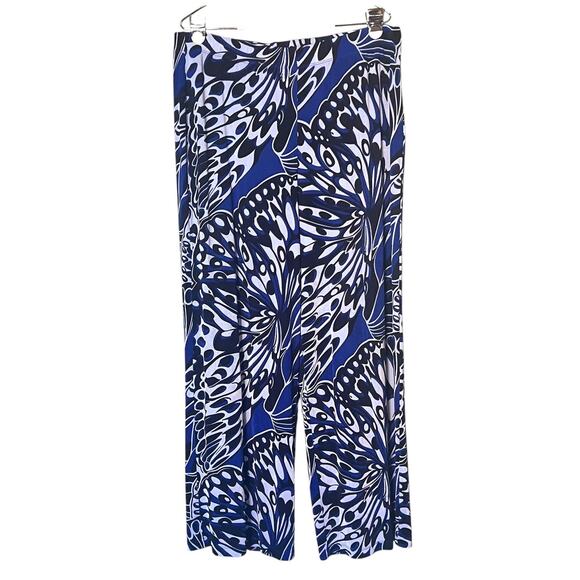 Chicos Travelers Palazzo Pant Size 2 (8-10 US) Wide-Leg Relaxed Fit Stretchy - Picture 1 of 10